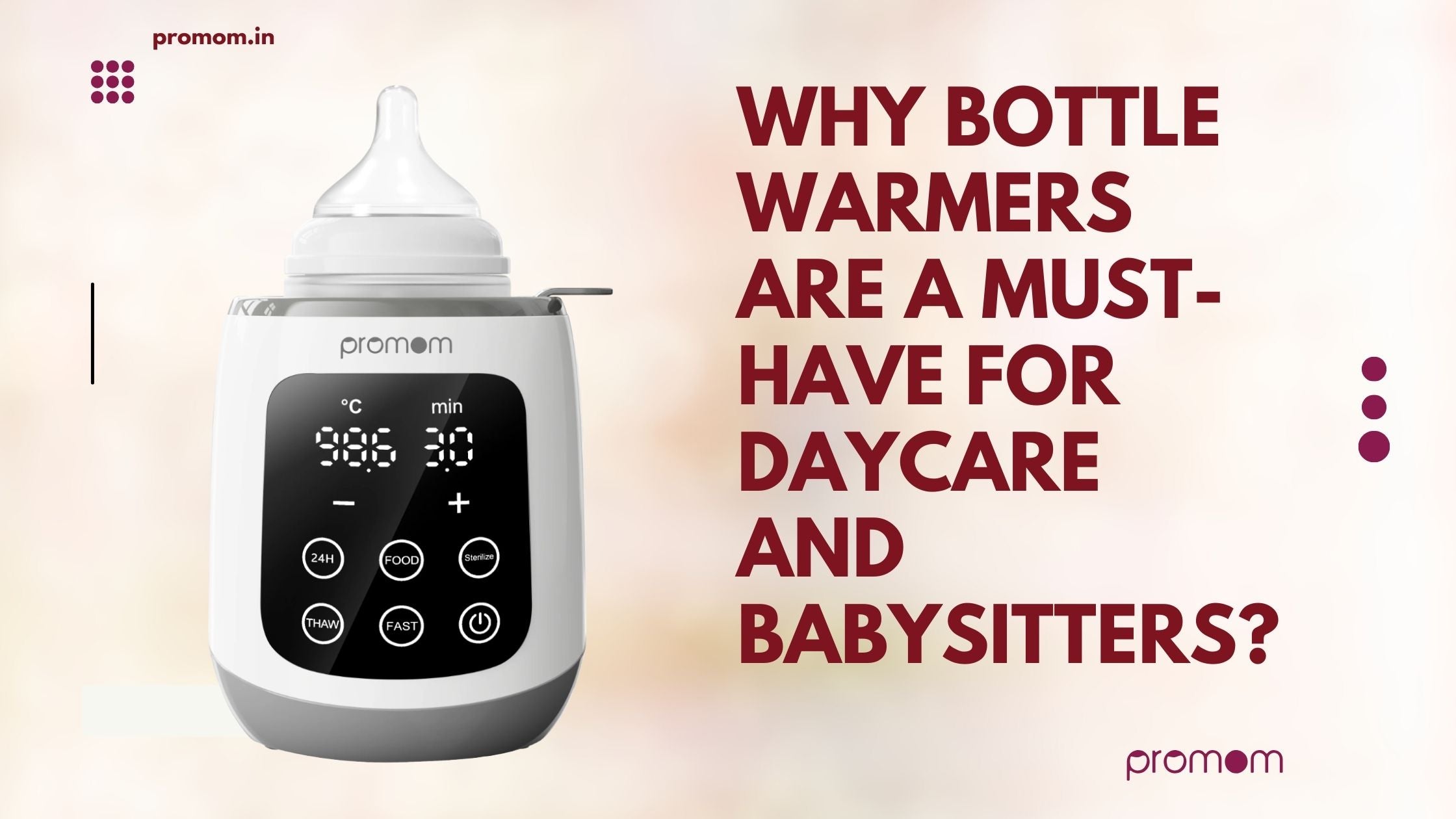 Why Bottle Warmers Are a Must-Have for Daycare and Babysitters?