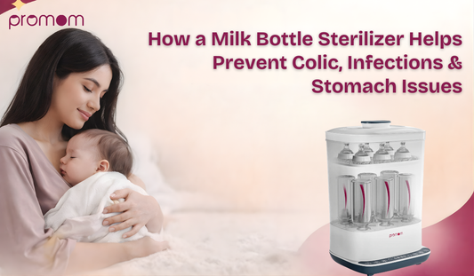 How a Milk Bottle Sterilizer Helps Prevent Colic, Infections & Stomach Issues