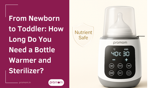 From Newborn to Toddler: How Long Do You Need a Bottle Warmer and Sterilizer?