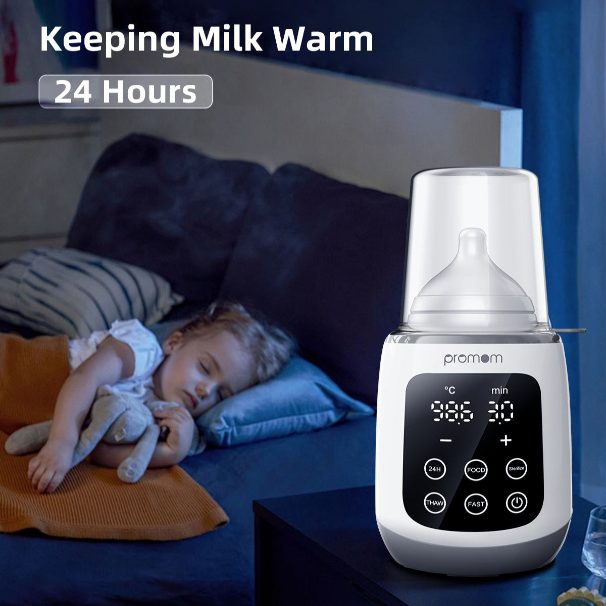 Promom Bottle Warmer – Smart Heating for Every Feeding Need