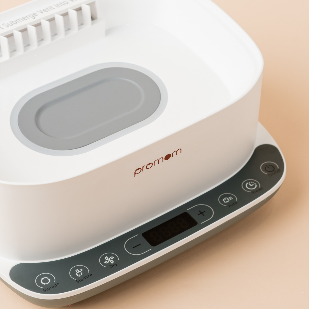 Promom Sterilizer – The Ultimate 6-in-1 Baby Bottle Sterilizer with Smart Drying