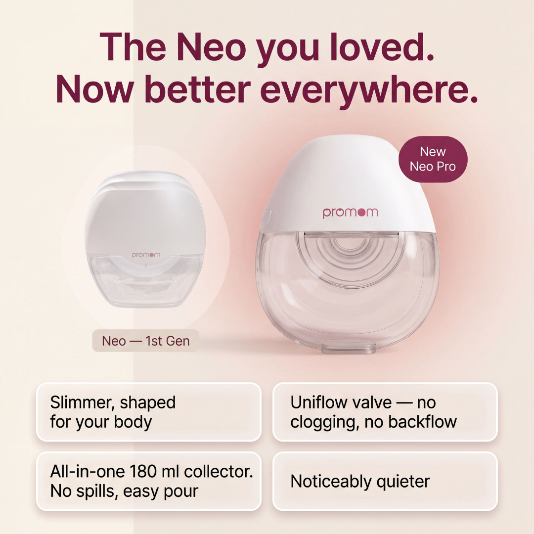 Promom Neo Pro - Your Favourite Handsfree Wearable Electric Breast Pump