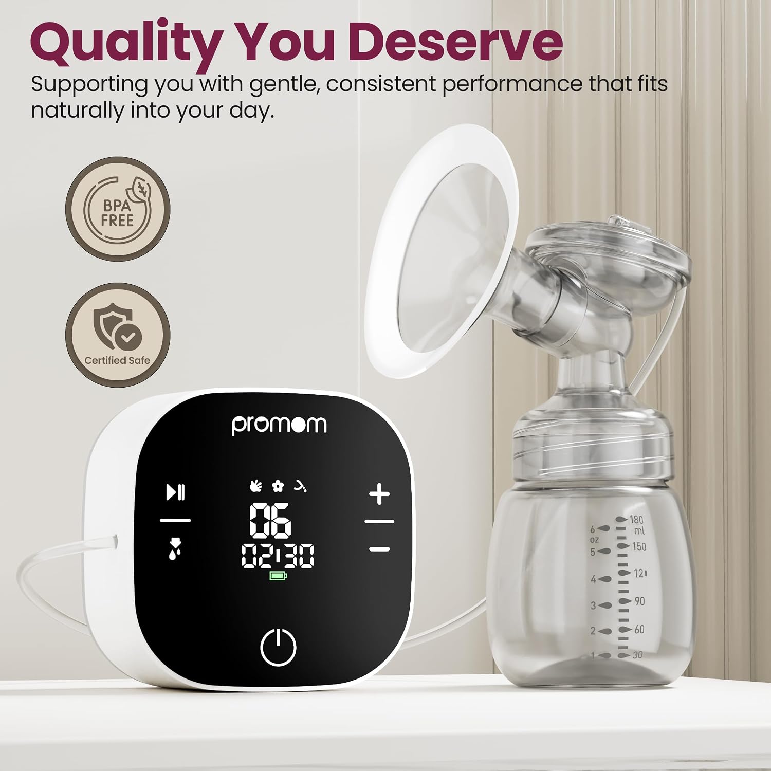 Promom EZY — ultra quiet operation