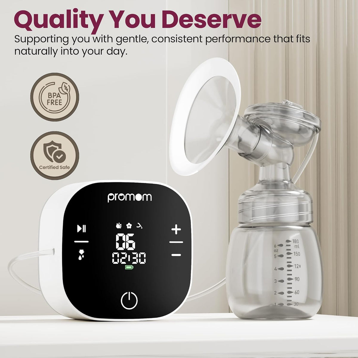 Promom EZY — ultra quiet operation