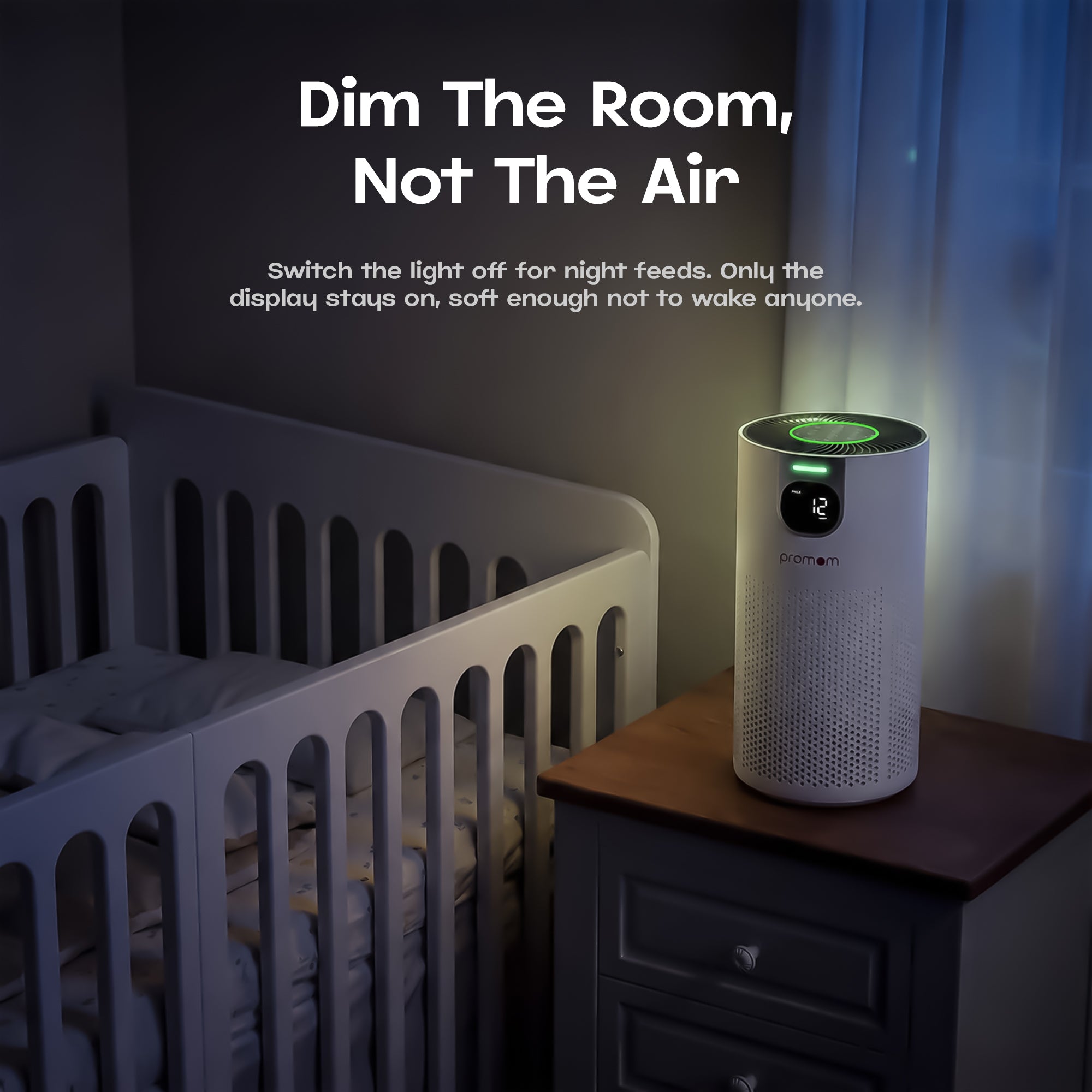 Promom PureNest — activated carbon filter for odours and VOCs
